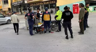 Konya'da Motosiklet Sürücüsü Kazada Yaralandı