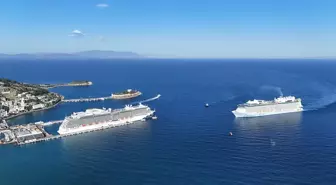 Kruvaziyer Turizmi Kuşadası'nda Şenlik Yaşatıyor