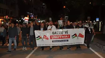 Kütahya'da vatandaşlar Gazze için 'sessiz yürüyüş' yaptı