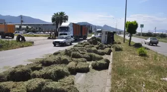 Manisa'da Takla Atan Kamyonette Sürücü Yaralandı