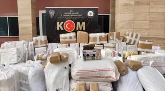 Manisa'da Kaçak Sigara Operasyonu: 2 Şüpheli Gözaltında