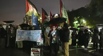 Gazze İçin İnsani Yardım Eylemi: Mısır Konsolosluğu Önünde Protesto