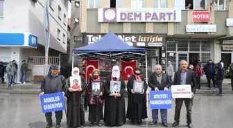 Aileler, Dağa Kaçırılan Çocukları İçin Eylem Yaptı