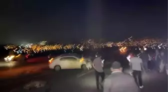 Elazığ'da Koyun Sürüsüne Çarpan Otomobil Kazası: 15 Koyun Telef Oldu