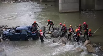 Rize'de Sel ve Taşkın Tatbikatı Gerçekleştirildi