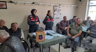 Jandarma Kırsal Mahalleleri Dolandırıcılığa Karşı Bilgilendiriyor