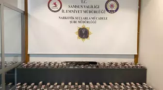 Samsun'da Narkotik Operasyonu: 15 Bin 680 Hap ve Tüfek Ele Geçirildi