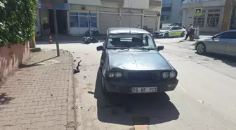 Samsun Bafra'da Motosiklet ve Otomobil Çarpıştı: 1 Yaralı