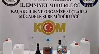 Samsun'da Sahte İçki İmalatına Geçit Yok