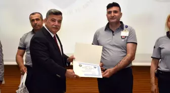 Siirt'te 24 Güvenlik Görevlisine Teşekkür Belgesi