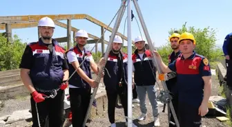 Amasya'da Ebelik ve Afet Yönetimi Projesi Kapsamında Tatbikat Gerçekleştirildi