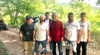 Düzce'de Köylüler Karaca Yavrularını Kurtardı