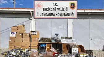 Kapaklı'da Kaçak Makaron Üretimine Operasyon: 240 Bin Makaron ve Tütün Ele Geçirildi