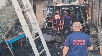 Trabzon Of'ta Yangın: İki Ev Kullanılamaz Hale Geldi