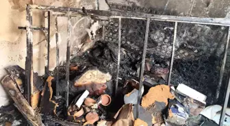 Adıyaman'da Çıkan Yangında Çakmak Tüpleri Patladı, 1 Yaralı