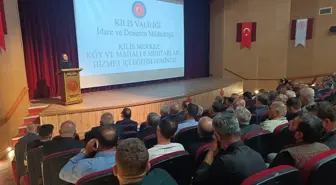 Yeşilay Kilis'te Muhtarlara 'Bağımsızlık Seferberliği' Anlattı