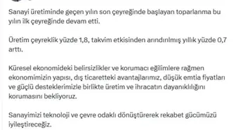 Sanayi Üretiminde Toparlanma Devam Ediyor