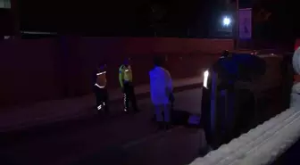 Kartal'da Kontrolden Çıkan Araç Yan Yattı: 1 Ölü