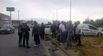 Kırklareli'nde Otomobil ve Motosiklet Çarpıştı: 1 Yaralı