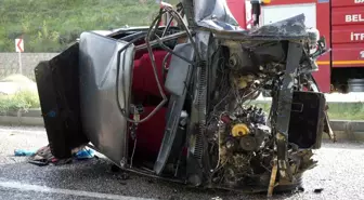 Kırıkkale'de Takla Atan Otomobilde Kadın Hayatını Kaybetti