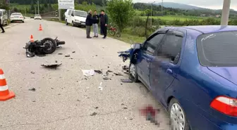 Bolu'da Otomobil ve Motosiklet Çarpıştı: 6 Yaralı