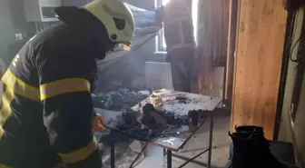 Burdur'da Prizde Unutulan Ütü Yangın Çıkardı