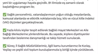 Sağlık Bakanı, 10 Milyon Kişiye Ulaşmayı Hedefliyor