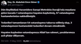 Beylikdüzü'nde Metrobüs Kazası: 1 Ölü, 57 Yaralı