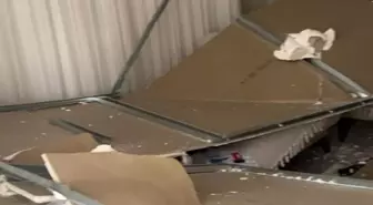 Antalya'da Asma Tavan Çöktü, Aile Son Anda Kurtuldu
