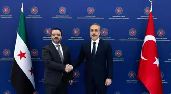 Hakan Fidan ve Suriye Dışişleri Bakanı Esad Hasan Şeybani Ankara'da Buluştu