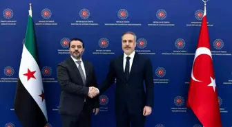 Dışişleri Bakanı Fidan, Suriye Dışişleri Bakanı Şeybani ile Görüştü