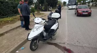 Bursa'da Motosiklet Kazası: Baba ve 13 Yaşındaki Oğlu Yaralandı