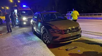 Konya'da İki Otomobilin Çarpıştığı Kazada 1 Kişi Yaralandı