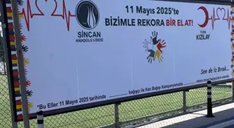 Sincan Anadolu Lisesi'nden Anneler Günü'nde Rekor Kan Bağışı