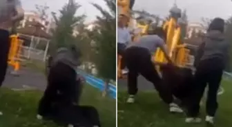 Kız çocukları, arkadaşlarını tuzağa düşürüp tekme tokat dövdü