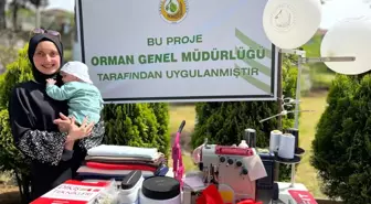 Orman köylüsü 11 kadınlara dikiş makinası