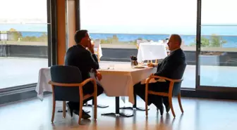 Dışişleri Bakanı Hakan Fidan, NATO Dışişleri Bakanları Gayriresmi Toplantısı öncesinde NATO Genel Sekreteri Mark Rutte ile çalışma yemeğinde bir...
