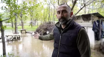 Gümüşhane'de Dere Islahı Çalışmalarında Bahçeler Su Altında Kaldı