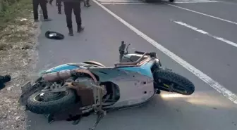Edirne'de Trafik Kazası: Motosiklet Sürücüsü Ağır Yaralandı