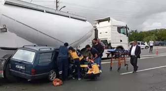 Malatya'da Silobas ile Otomobil Çarpıştı: 1 Yaralı