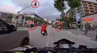 Bursa'da Tehlikeli Motosiklet Yarışına Polis Müdahalesi