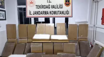 Tekirdağ'da Jandarmadan Kaçak Ürün ve Ruhsatsız Silah Operasyonu