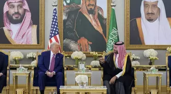 Trump ve Veliaht Prens Selman'dan Tarihi Görüşme