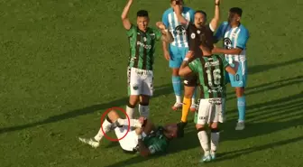 Genç futbolcunun kariyerini bitiren faul