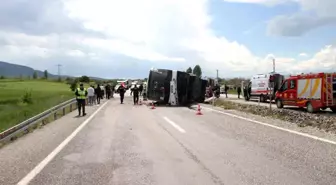 Konya'da Otobüs Kazası: 13 Yaralı