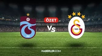 Trabzonspor Galatasaray maç özeti ve golleri! (VİDEO) Trabzonspor Galatasaray geniş özeti! Golleri kim attı, maç kaç kaç bitti?