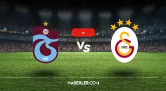 Trabzonspor Galatasaray maçı kaç kaç, bitti mi? MAÇ SONUCU! Trabzonspor Galatasaray golleri kim attı, canlı maç anlatımı!