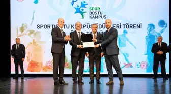 Atatürk üniversitesi 'Spor dostu kampüs' unvanına layık görüldü