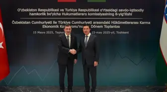 Cumhurbaşkanı Yardımcısı Cevdet Yılmaz Özbekistan'da Görüşme Gerçekleştirdi