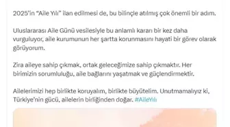 Emine Erdoğan'dan Aile Mesajı: Aileye Sahip Çıkmak, Ortak Geleceğimize Sahip Çıkmaktır